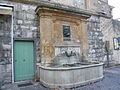 Fontaine d'Espéluque (ou de Marcel Provence), place de l'Archevêché, construite en 1618