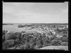 View of Grimstad before 1957.