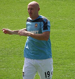 James Collins bij West Ham in 2012