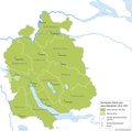 Karte des Kantons Zürich in der Restaurationszeit