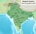Kaart van het Mogol Rijk
