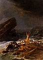 Naufragio, Goya, 1794.