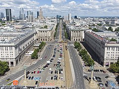 Plac Konstytucji Warsaw 2022 aerial