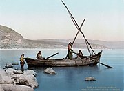 Vissers aan het Meer van Galilea, 1900