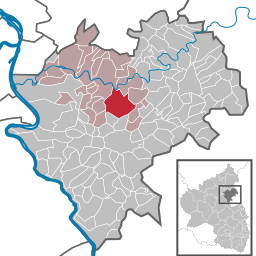 Läget för Singhofen i Rhein-Lahn-Kreis