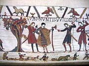 Ascia danese raffigurata sull'arazzo di Bayeux