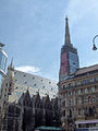 Deutsch: Dach vom Haas Haus gesehen English: Roof (as seen from the Haas Haus)