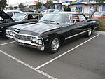 Chevrolet Impala de 1967, de cuatro puertas y techo duro, similar al usado en la serie "Supernatural"