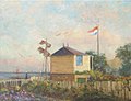 Atelier op Vlieland van Betzy Rezora Akersloot-Berg (1850-1922)