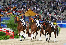 Les Hanovriens de l'équipe Allemande aux Jeux Olympiques d'été 2008.