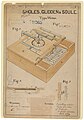 Cynllun patent 1868 gan Sholes, Glidden, a Soule