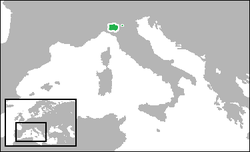 Duchy of Parmas placering