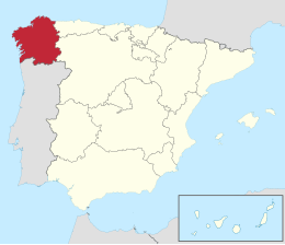 Galizia – Localizzazione