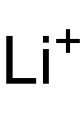 Deutsch: Struktur des Li+-Ions English: Structure of the Li+ ion