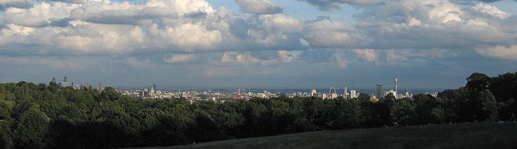 Panorama de Londres des de Parliament Hill