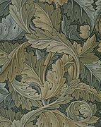 Acanthus, papier peint (1875).