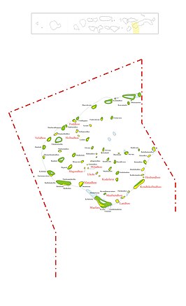 Kaart van Dhelibehuraa