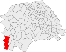 Location in Suceava County