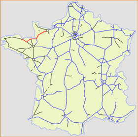 Itinéraire de la route européenne 401