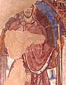 Vyobrazení sv. Oswalda z 12. století v katedrále v Durhamu.
