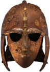 薩頓胡頭盔，英格蘭盎格魯-撒克遜文明，公元 7 世紀初
