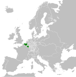 Stati Belgi Uniti - Localizzazione