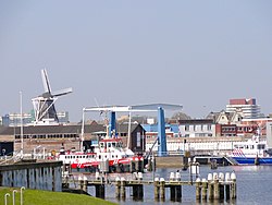 Pemandangan langit Delfzijl pada 2011