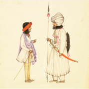 "Potowaree Rawul Pindee & Bunneah Tonk" – Painting from 19th century Punjab 46.webp