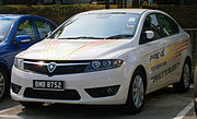 El Proton Prevé, un automóvil fabricado por la empresa automotriz malaya Proton.