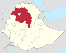 Mahali paአማራ Jimbo la Amhara