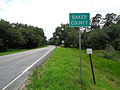 Baker/Dougherty County boundary, GA91SB