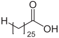 Deutsch: Struktur von Cerotinsäure English: Structure of Cerotic acid