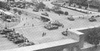 Photograph of army tanks deployed in Beijing during the 1989 protests