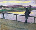 Henri Lebasque : Coucher de soleil sur Pont-Aven (1894)