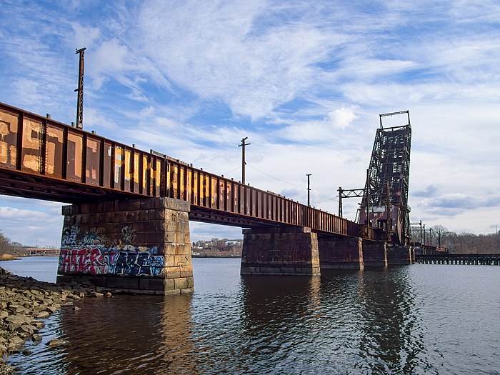 Crook Point Bascule Bridge in Providence