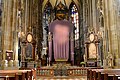 Lenten veil by Erwin Wurm at St. Stephen's Cathedral in Vienna, 2020