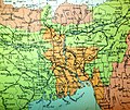 Pakistán Oriental cerca de 1950