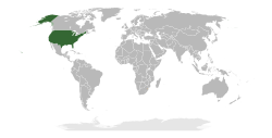 Location of Amérika Serikat