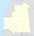 Administrative map of Mauritania