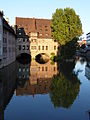 Nuremberg, Heilig-Geist-Spital built over the river