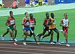 Finale du 800 m des Mondiaux d'Osaka en 2007