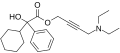 Deutsch: Struktur von Oxybutynin English: Structure of oxybutynin