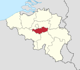 Brabante Vallone – Localizzazione