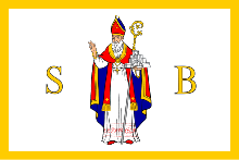 St. Blaise - National Flag of the Ragusan Republic.svg