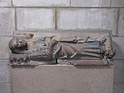 Tumba de Ermengol IX de Urgell (fallecido en 1243)