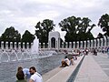 The Atlantic side of the National World War II Memorial (National World War II Memorial)