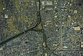 1987年度（昭和62年）に撮影された国土交通省 国土地理院 地図・空中写真閲覧サービスの空中写真を基に作成新川との合流地点。