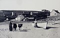 La plage de Pentrez-les-Bains au début du XXe siècle (carte postale, auteur inconnu).