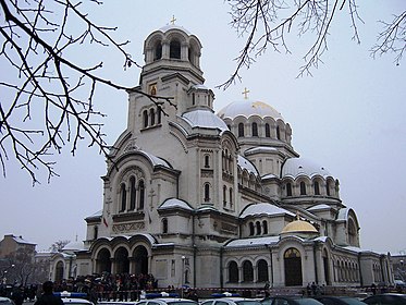 St. Alexander Nevski Bulgarian Orthodox Cathedral in Sofia, Bulgaria