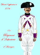 régiment d'Auvergne de 1776 à 1779